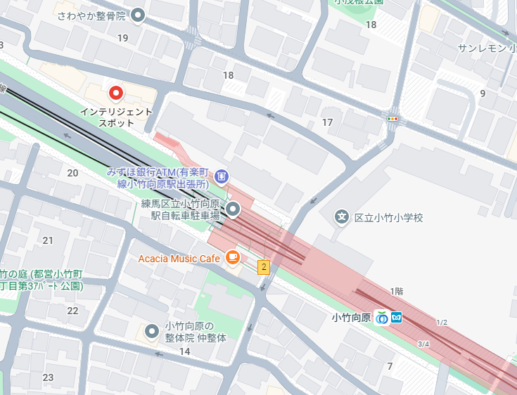 株式会社Best Quality 所在地周辺の地図（練馬区小竹町）